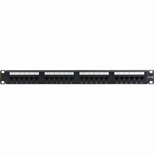 24PORT CAT5E PATCH PANEL 1U    