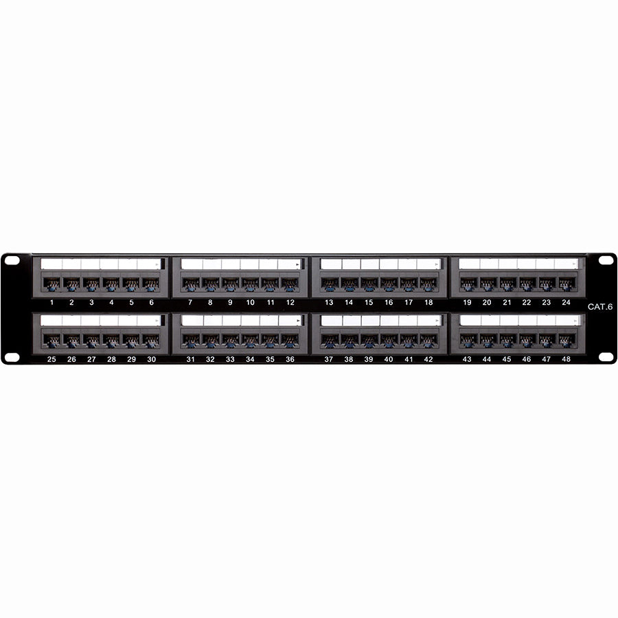 48PORT CAT6 CAT5 PATCH PANEL 2U