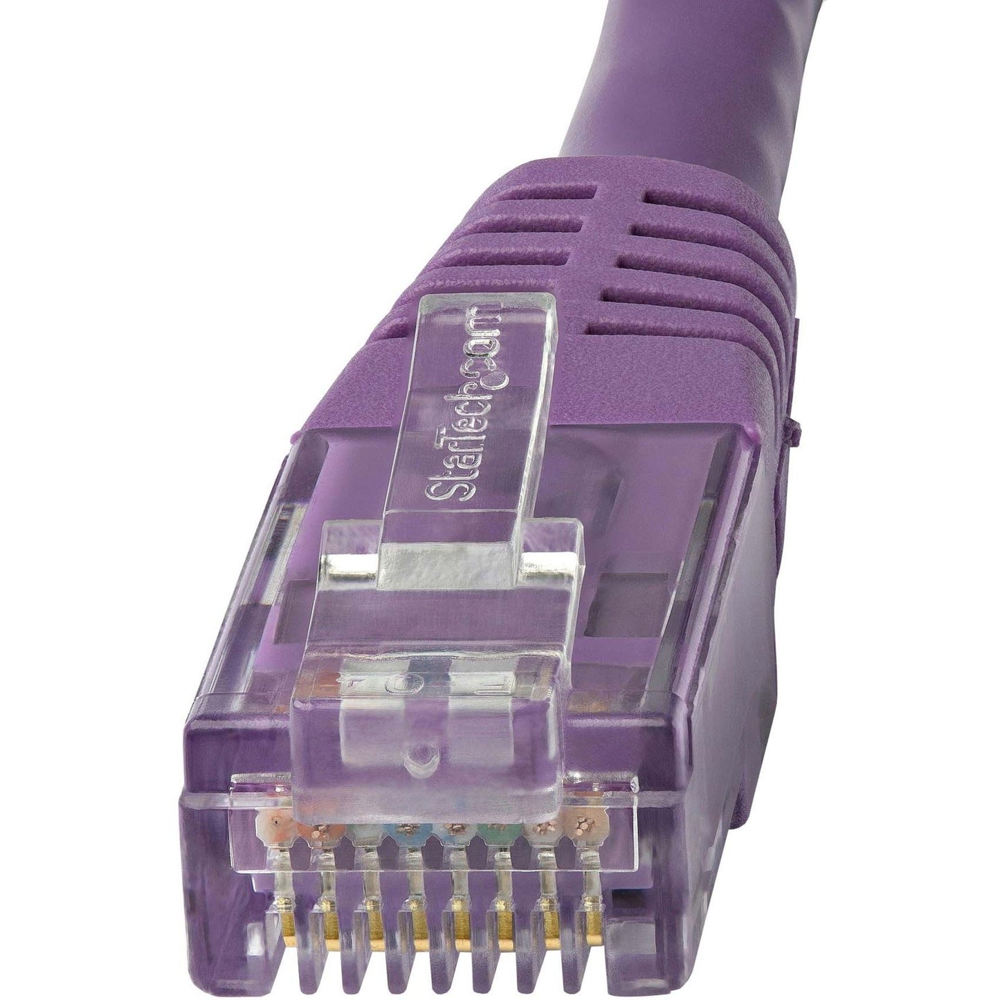 StarTech.com 25ft CAT6 Ethernet Cable - Purple Molded Gigabit - 100W PoE UTP 650MHz - Category 6 Patch Cord UL Certified Wiring/TIA