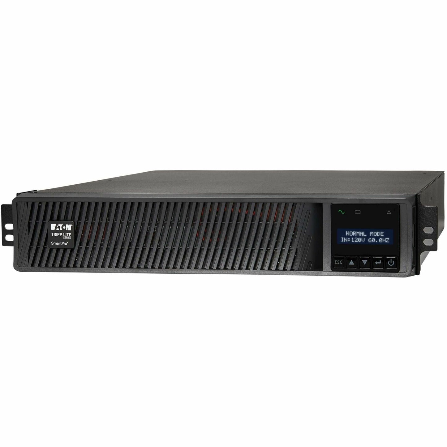 Eaton Tripp Lite series SmartPro 3000VA 3000W 120V Line-Interactive Sine Wave UPS - 7 Outlets Network Card Included LCD USB DB9 2U Rack/Tower