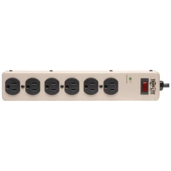 Tripp Lite 6-Outlet Industrial Surge Protector 6 ft. (1.83 m) Cord 900 Joules 12.5 in. length