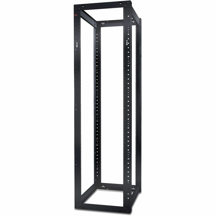 APC by Schneider Electric NetShelter 4 Post Open Frame Rack 44U #12-24 Threaded Holes