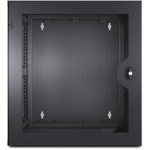 APC by Schneider Electric NetShelter WX 13U w/Threaded Hole Vertical Mounting Rail Vented Front Door Black