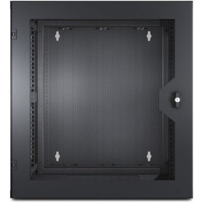 APC by Schneider Electric NetShelter WX 13U w/Threaded Hole Vertical Mounting Rail Vented Front Door Black