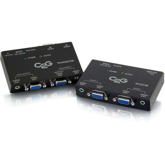 C2G Short Range VGA+3.5mm Audio over Cat5 Extender Kit