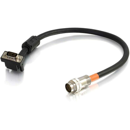 C2G 1.5ft RapidRun VGA (HD15) Right Angle Flying Lead