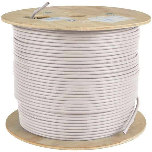 Tripp Lite Cat5e 350 MHz Solid Core (UTP) PVC Bulk Ethernet Cable White 1000 ft. (304.8 m) TAA