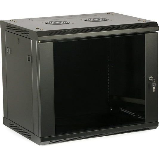 9U WALL MOUNT RACK ENCLOSURE   