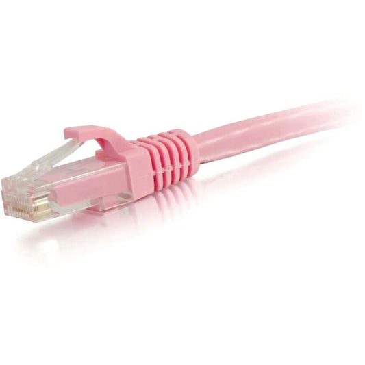 1FT CAT6 PINK SNAGLESS PATCH   