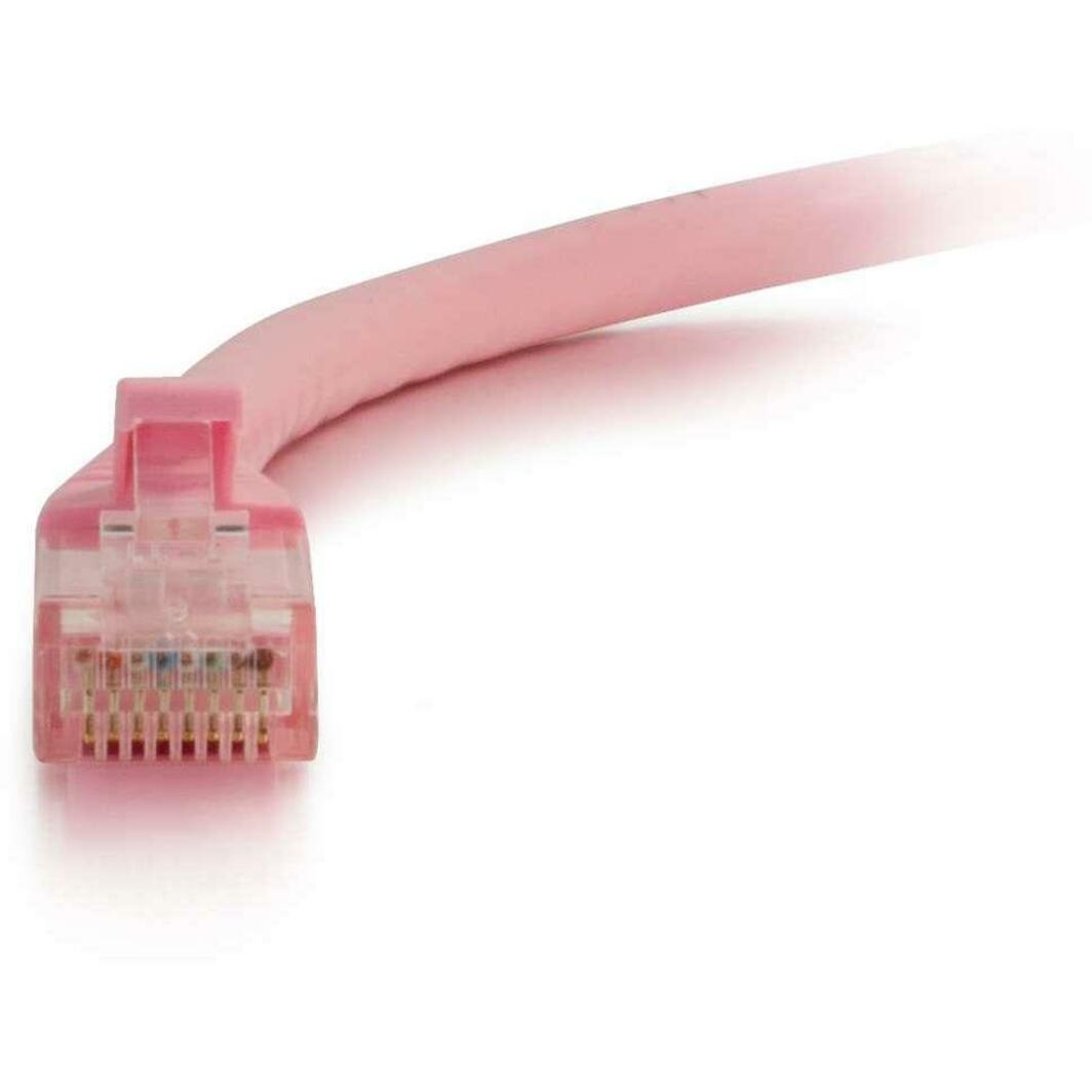 C2G 1ft Cat6 Ethernet Cable - Snagless Unshielded (UTP) - Pink