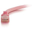 1FT CAT6 PINK SNAGLESS PATCH   