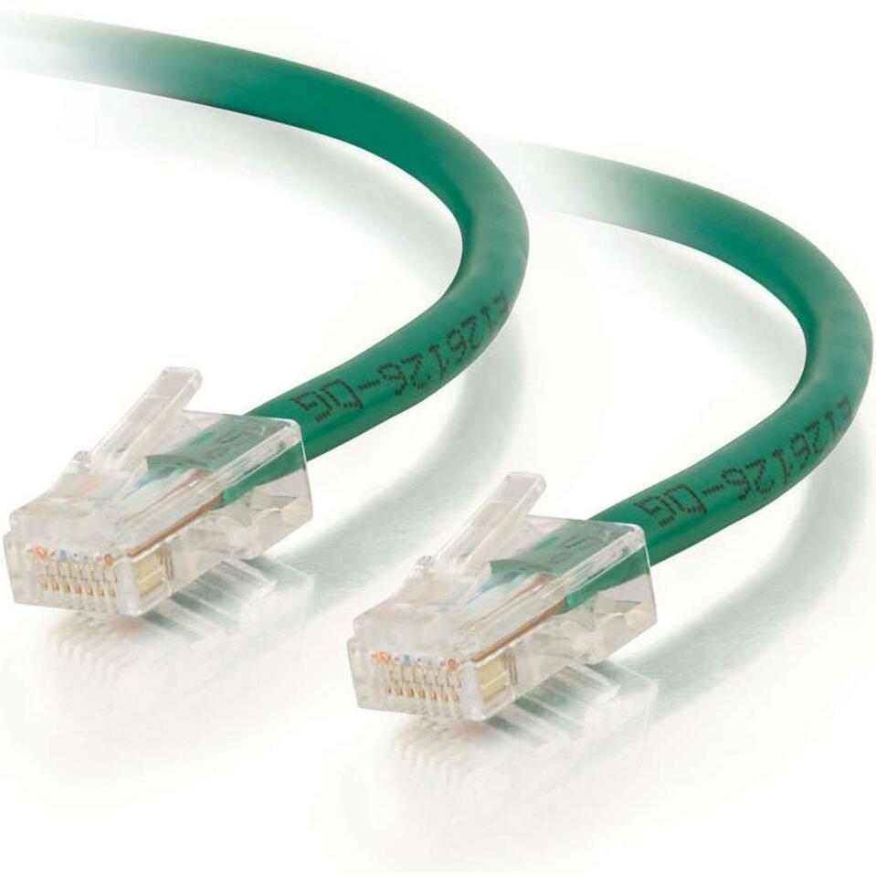 C2G 25 ft Cat6 Non Booted UTP Unshielded Network Patch Cable - Green