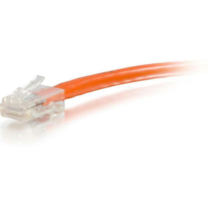 C2G 8 ft Cat6 Non Booted UTP Unshielded Network Patch Cable - Orange