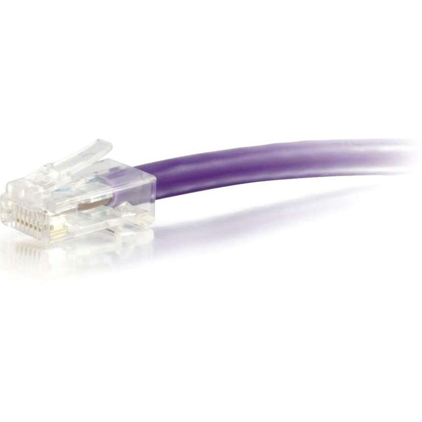 C2G 2 ft Cat6 Non Booted UTP Unshielded Network Patch Cable - Purple