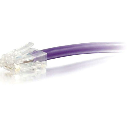 C2G 50 ft Cat6 Non Booted UTP Unshielded Network Patch Cable - Purple