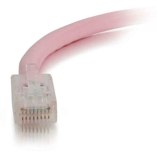 C2G 8 ft Cat6 Non Booted UTP Unshielded Network Patch Cable - Pink