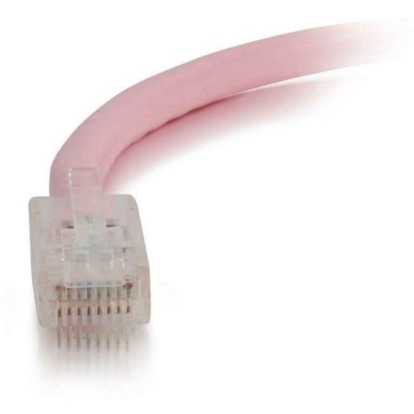 C2G 30 ft Cat6 Non Booted UTP Unshielded Network Patch Cable - Pink