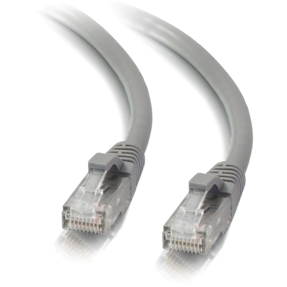 C2G-30ft Cat5e Snagless Unshielded (UTP) Network Patch Cable - Gray