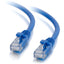 C2G 2ft Cat5e Ethernet Cable - Snagless Unshielded (UTP) - Blue