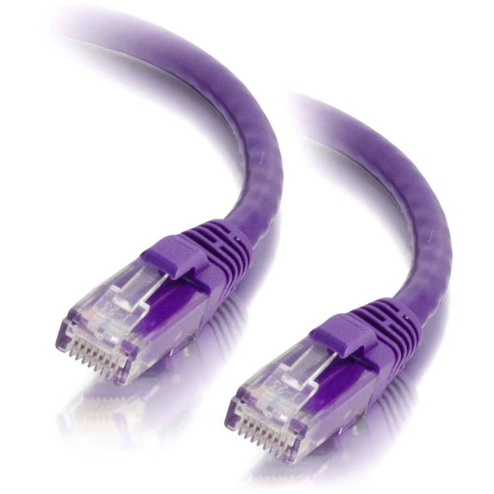 C2G-2ft Cat5e Snagless Unshielded (UTP) Network Patch Cable - Purple