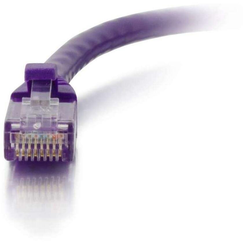 C2G-2ft Cat5e Snagless Unshielded (UTP) Network Patch Cable - Purple