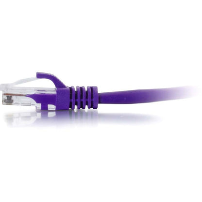 C2G-2ft Cat5e Snagless Unshielded (UTP) Network Patch Cable - Purple