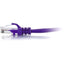 C2G-2ft Cat5e Snagless Unshielded (UTP) Network Patch Cable - Purple