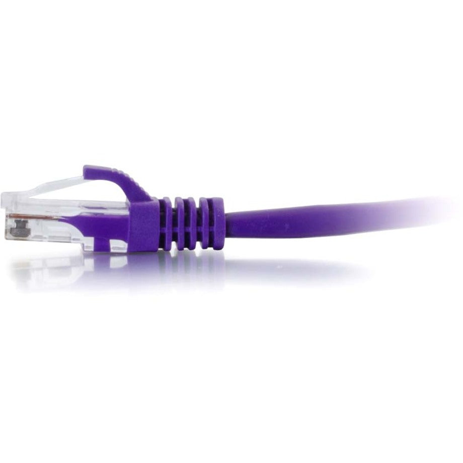 C2G-35ft Cat5e Snagless Unshielded (UTP) Network Patch Cable - Purple