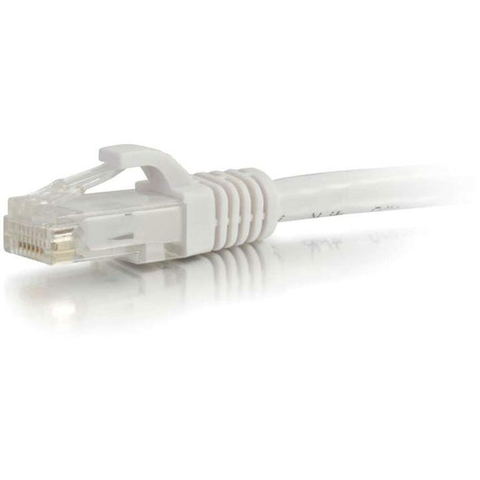 35FT CAT5E WHITE SNAGLESS PATCH