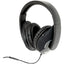 SYBA Multimedia Oblanc Shell Black Subwoofer Headphone w/In-line Microphone