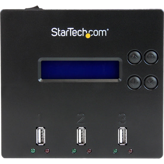 StarTech.com Standalone 1 to 2 USB Thumb Drive Duplicator/Eraser Multiple USB Flash Drive Copier/Cloner Sector-by-Sector Copy Sanitizer