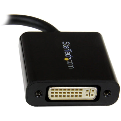 StarTech.com Mini DisplayPort to DVI Adapter Mini DP to DVI-D Single Link Converter 1080p Video Passive mDP 1.2 to DVI Monitor/Display