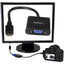 StarTech.com Mini HDMI® to VGA Adapter Converter for Digital Still Camera / Video Camera - 1920x1080