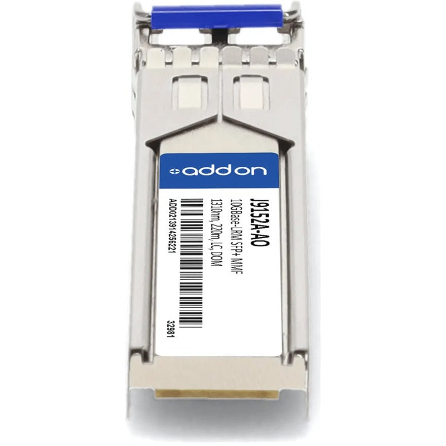 AddOn HP J9152A Compatible TAA Compliant 10GBase-LRM SFP+ Transceiver (MMF 1310nm 220m LC DOM)