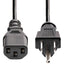 StarTech.com 10ft (3m) Computer Power Cord NEMA 5-15P to C13 10A 125V 18AWG Black Replacement AC PC Power Cord TV/Monitor Power Cable