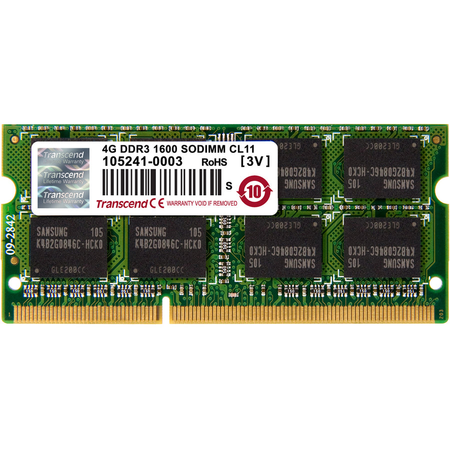 4GB DDR3 1600 SODIMM 2RX8      