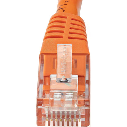 StarTech.com 35ft CAT6 Ethernet Cable - Orange Molded Gigabit - 100W PoE UTP 650MHz - Category 6 Patch Cord UL Certified Wiring/TIA