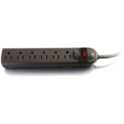 C2G 6-Outlet Power Strip with Surge Suppressor