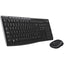 Logitech MK270 Wireless Keyboard and Mouse Combo for Windows 2.4 GHz Wireless Compact Mouse 8 Multimedia and Shortcut Keys 2-Year Battery Life for PC Laptop