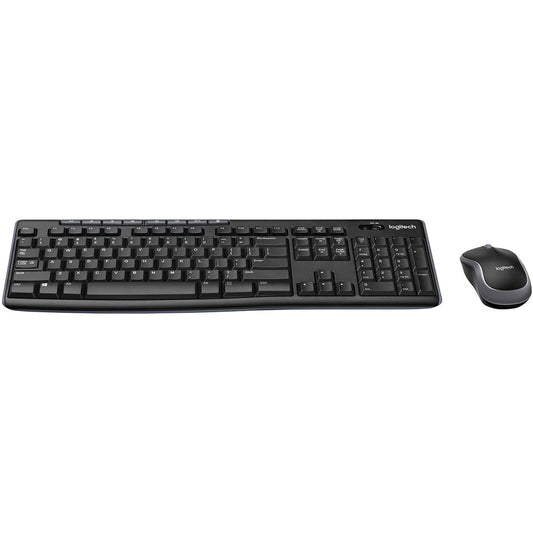 Logitech MK270 Wireless Keyboard and Mouse Combo for Windows 2.4 GHz Wireless Compact Mouse 8 Multimedia and Shortcut Keys 2-Year Battery Life for PC Laptop