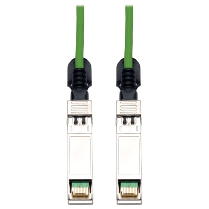 Tripp Lite SFP+ 10Gbase-CU Passive Twinax Copper Cable SFP-H10GB-CU5M Compatible Green 5M (16.4 ft.)