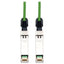 Tripp Lite SFP+ 10Gbase-CU Passive Twinax Copper Cable SFP-H10GB-CU5M Compatible Green 5M (16.4 ft.)