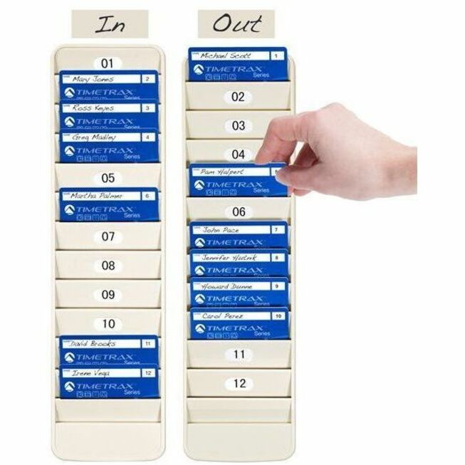 Pyramid 500-12 12-Pocket Employee ID Badge Rack