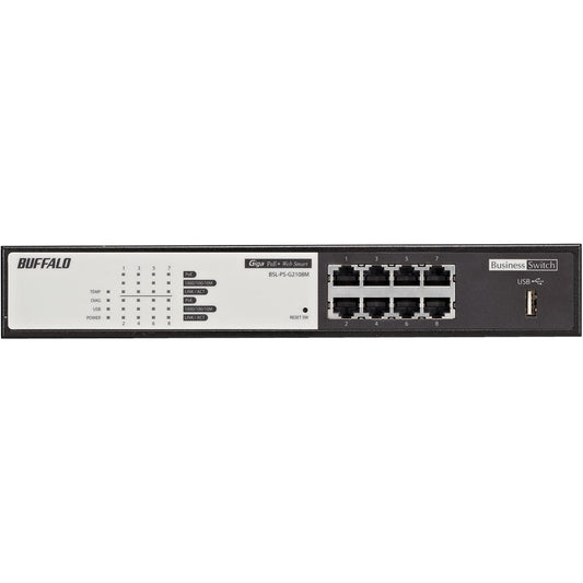 8PORT MANAGED RM GBE 802.3AT   