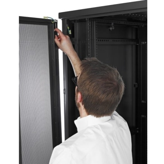 APC by Schneider Electric NetShelter SV 48U 600mm Wide x 1200mm Deep Enclosure with Sides Black