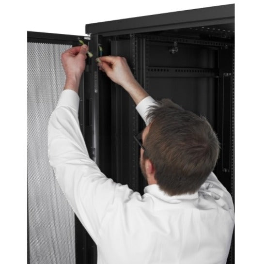 APC by Schneider Electric NetShelter SV 48U 600mm Wide x 1200mm Deep Enclosure with Sides Black
