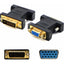 BLACK DVI 24+5 TO VGA ADAPTER  