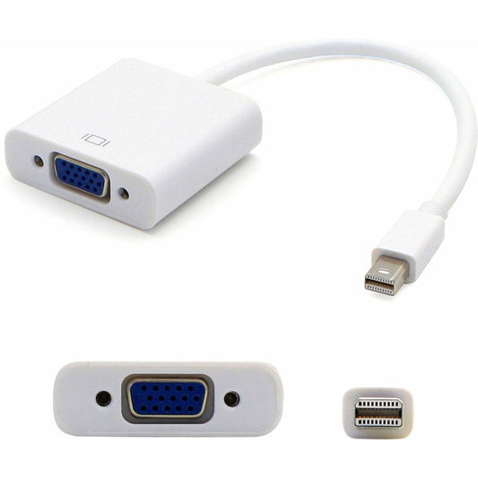 WHITE MINI DISPLAYPORT TO VGA  