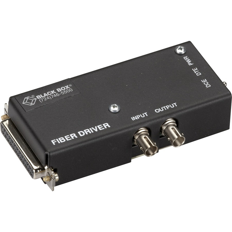 Black Box Async RS232 Extender over Fiber - DB25 Male ST Multimode