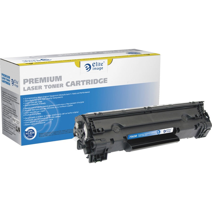 Elite Image Remanufactured Ultra High Yield Laser Toner Cartridge - Alternative for HP 85A (CE285A) - Black - 1 Each